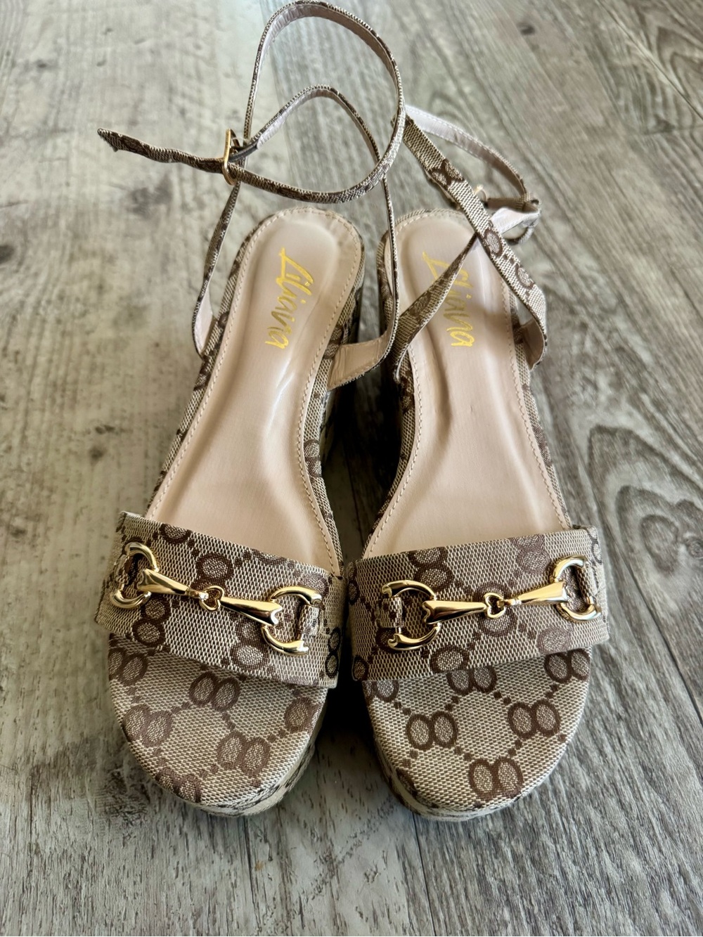 Horsebit Wedge Sandal (Shop Talulah)